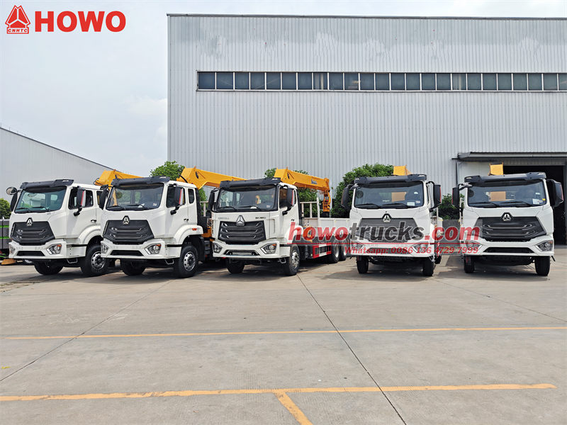 Howo 6x4 20 tons boom crane truck