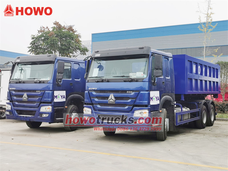 HOWO Hook loader truck for export to Africa