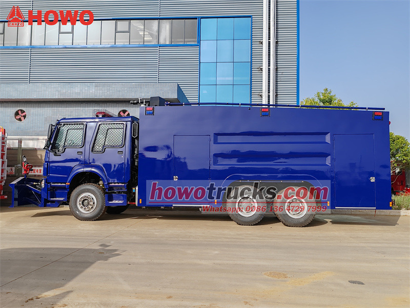 HOWO 10000L Anti Riot System Turbojet Vehicle HOWO 10000L Anti Riot System Turbojet Vehicle