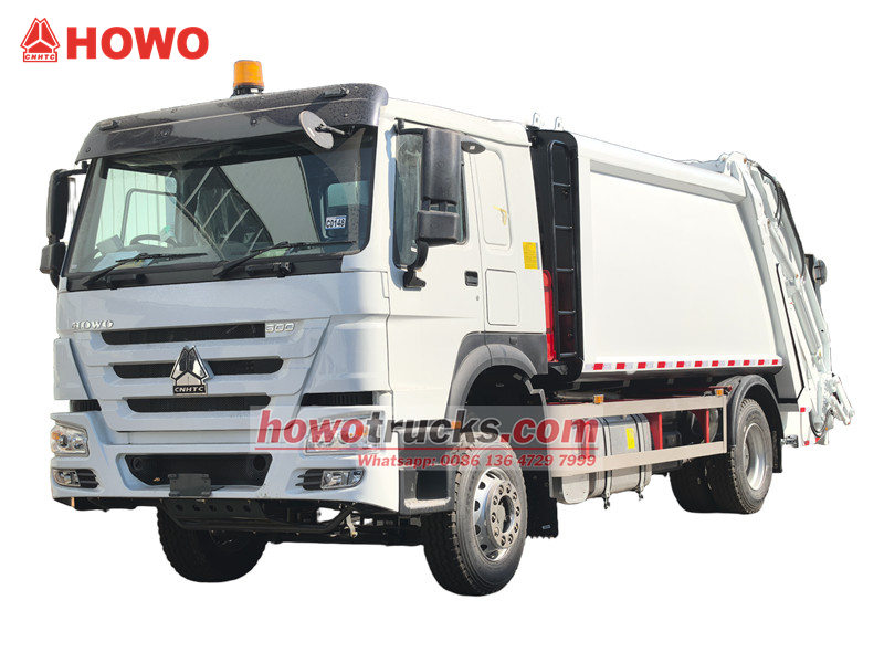 Howo RHD 14cbm çöp sıkıştırma kamyonu