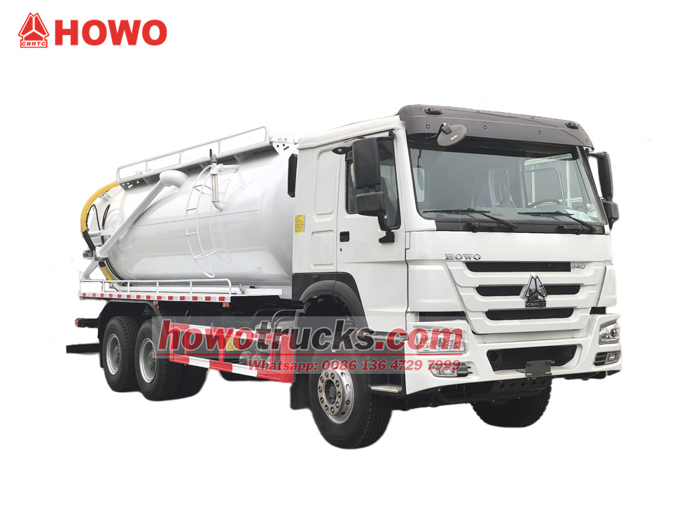 Sewer clean tank trucks HOWO
