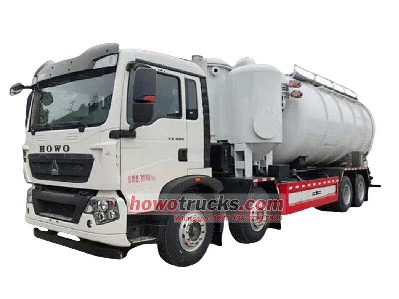 Howo Dry Vacuum Truck