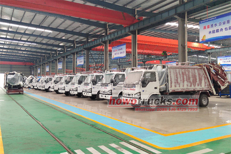 Municipal sanitation truck factory