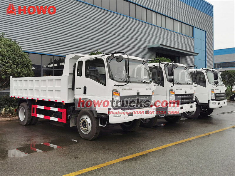 HOWO small dump trucks for export