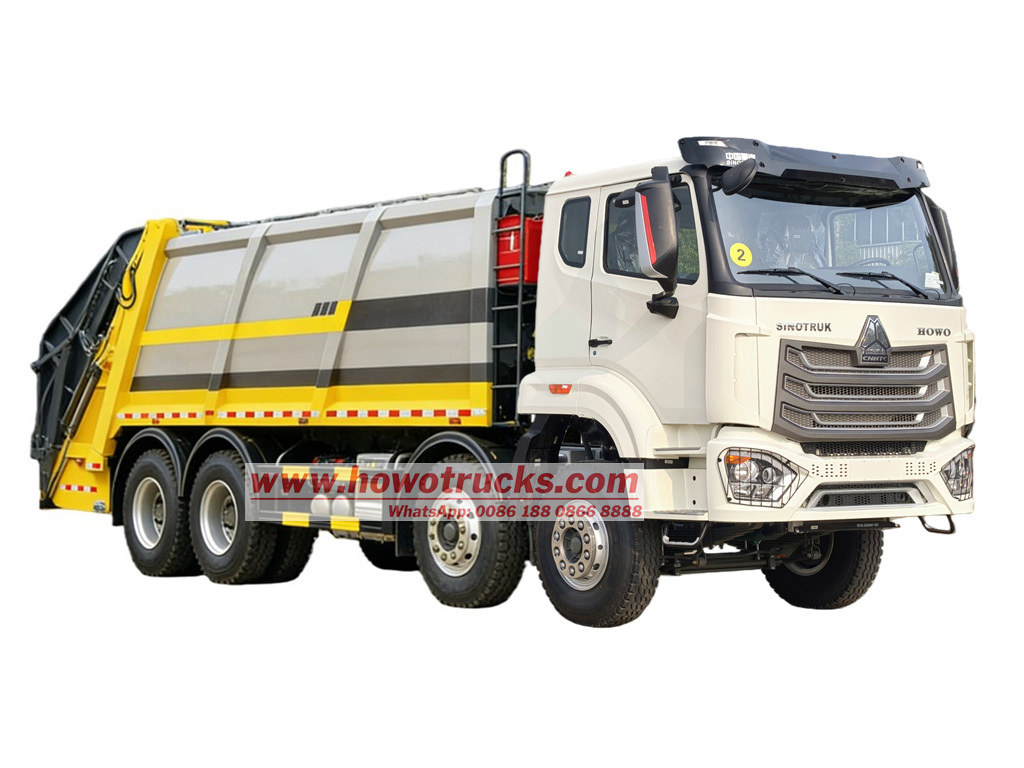Howo NX 30cbm rear loader garbage truck