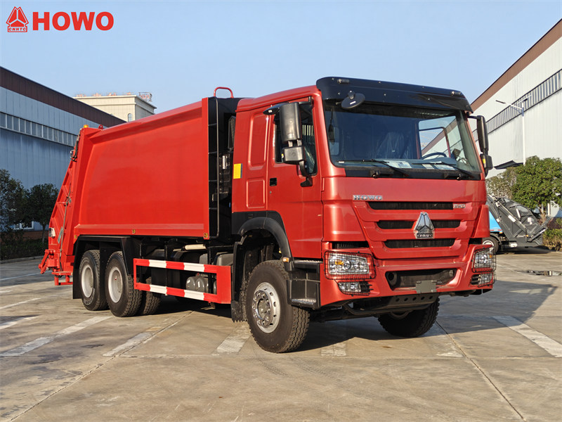 Howo garbage compactor truck