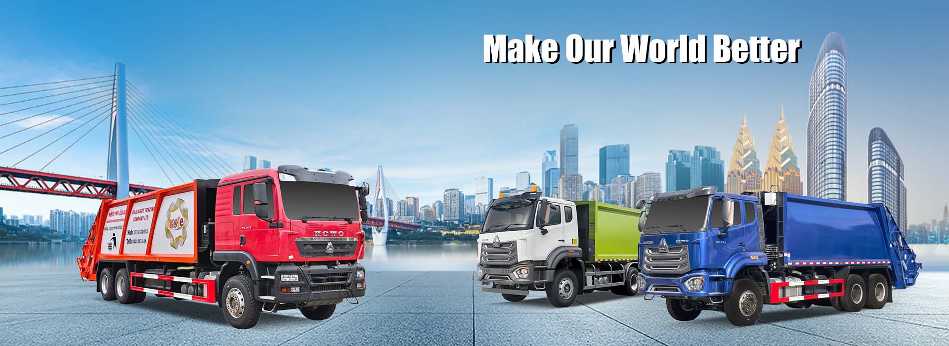 Howo çöp sıkıştırma kamyonu