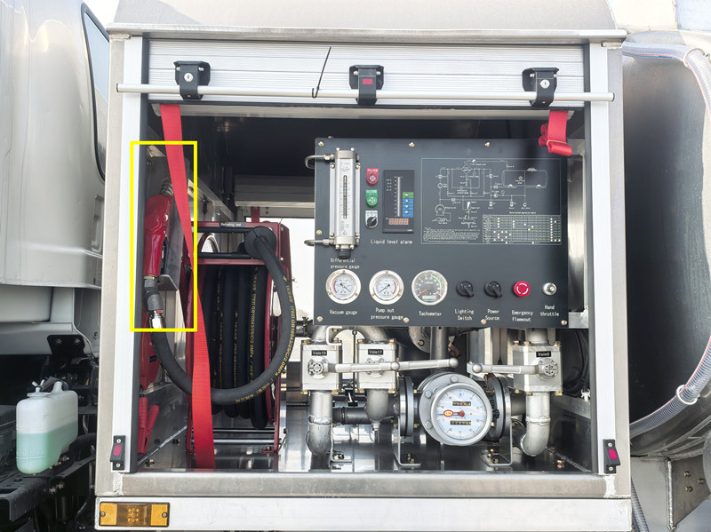 horse reel with normal refueling gun horse reel with normal refueling gun