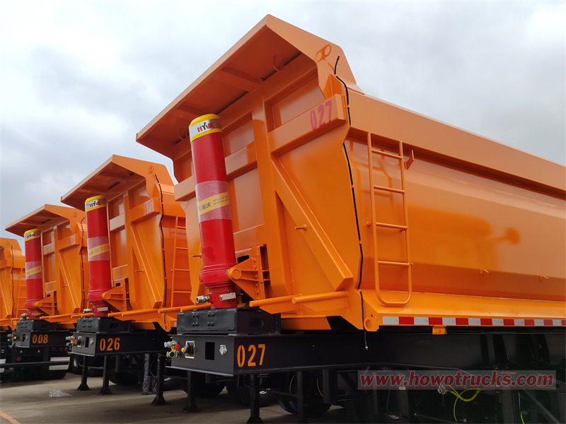 4 axle dumper semitrailer factory