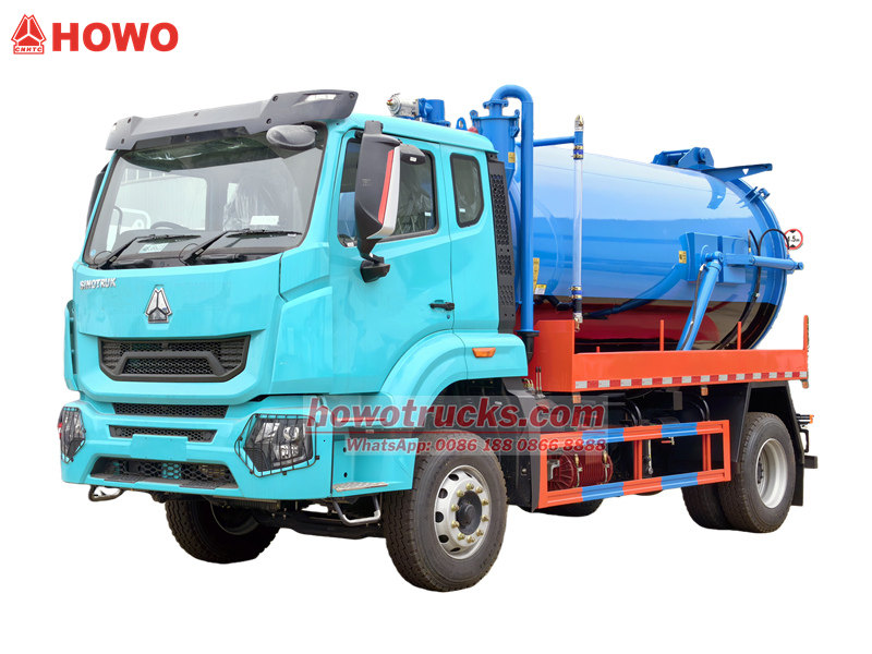 HOWO M7 10000L sewage tank truck HOWO M7 10000L sewage tank truck