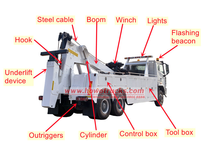 HOWO heavy duty towing truck HOWO heavy duty towing truck