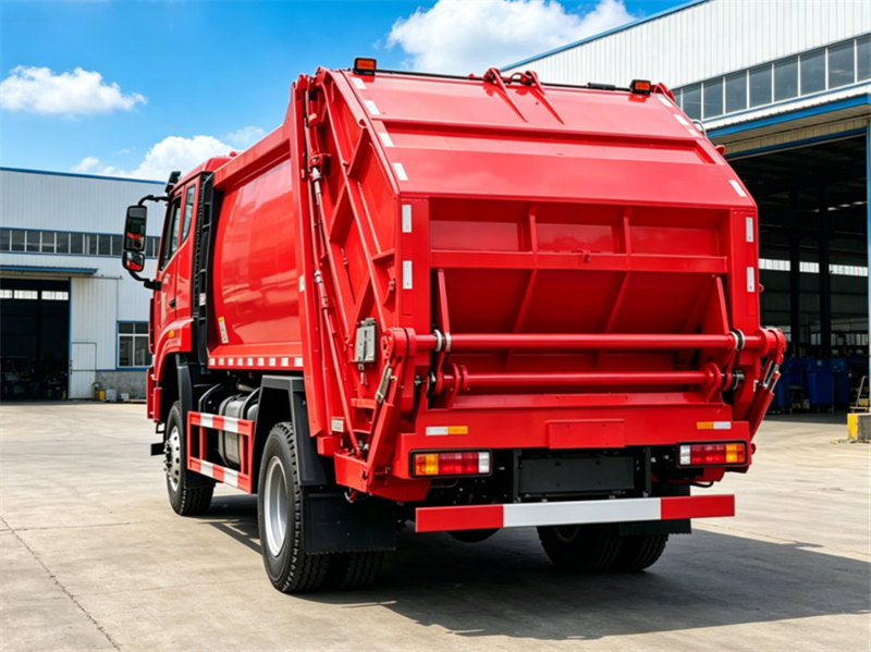 HOWO 12cbm garbage compactor vehicle