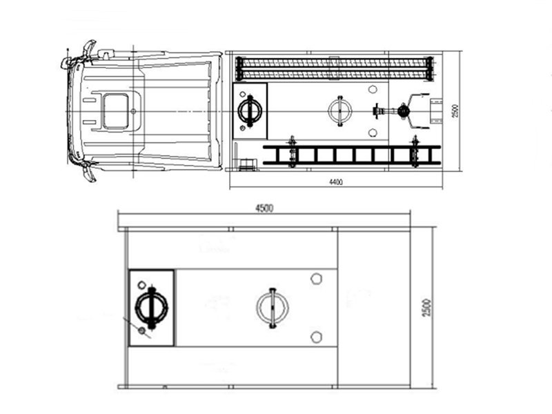 HOWO fire foam tanker truck